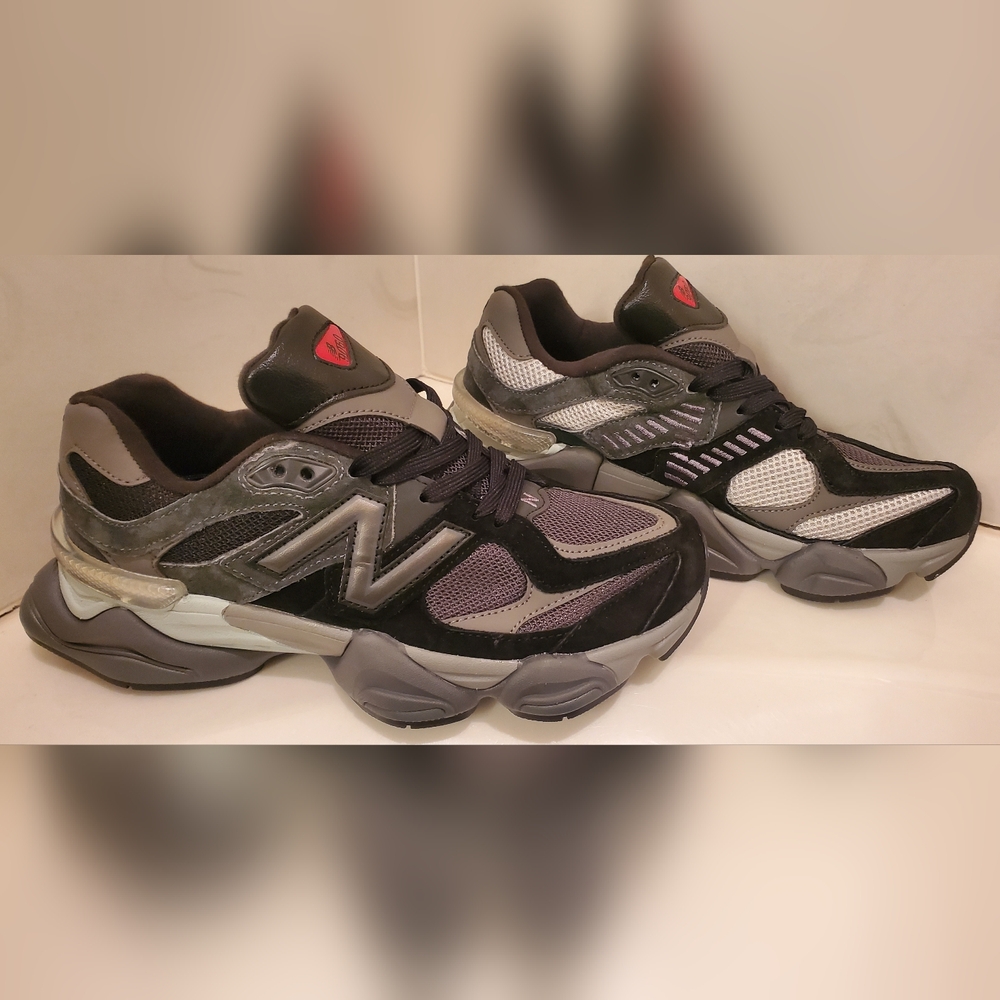 New Balance 9060 Women size 7 Black/gray